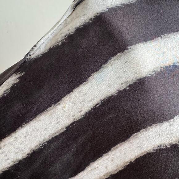 STELLA MCCARTNEY Zebra Stripe Silk Mini Dress - Picture 10 of 12